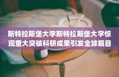 斯特拉斯堡大学斯特拉斯堡大学惊现重大突破科研成果引发全球瞩目