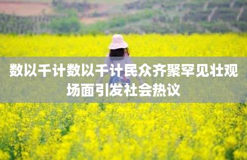 数以千计数以千计民众齐聚罕见壮观场面引发社会热议