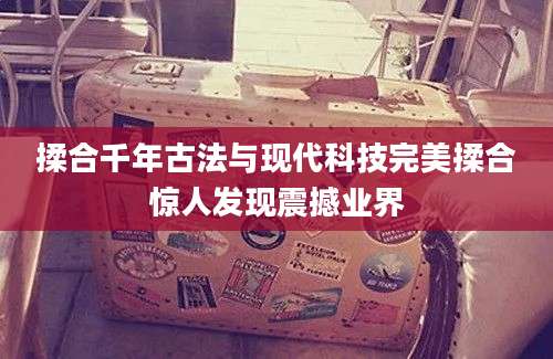 揉合千年古法与现代科技完美揉合惊人发现震撼业界