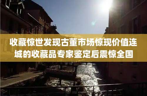 收藏惊世发现古董市场惊现价值连城的收藏品专家鉴定后震惊全国