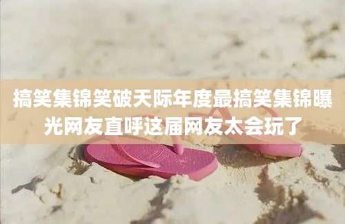 搞笑集锦笑破天际年度最搞笑集锦曝光网友直呼这届网友太会玩了