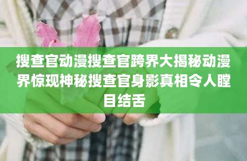 搜查官动漫搜查官跨界大揭秘动漫界惊现神秘搜查官身影真相令人瞠目结舌