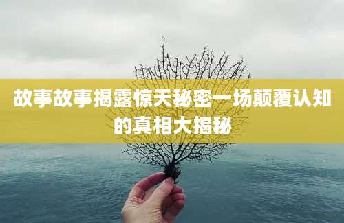 故事故事揭露惊天秘密一场颠覆认知的真相大揭秘