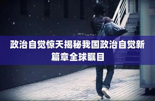 政治自觉惊天揭秘我国政治自觉新篇章全球瞩目