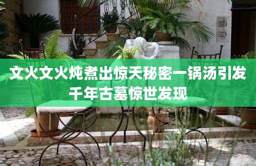 文火文火炖煮出惊天秘密一锅汤引发千年古墓惊世发现