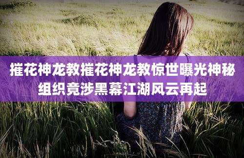 摧花神龙教摧花神龙教惊世曝光神秘组织竟涉黑幕江湖风云再起