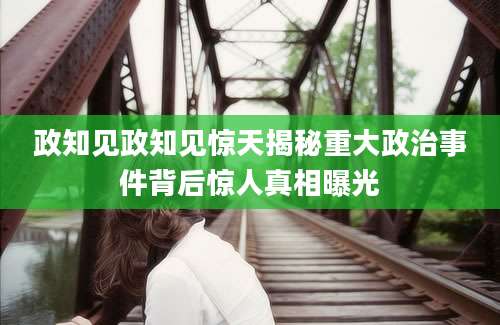政知见政知见惊天揭秘重大政治事件背后惊人真相曝光