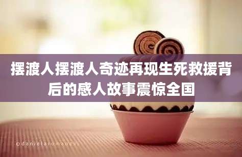 摆渡人摆渡人奇迹再现生死救援背后的感人故事震惊全国
