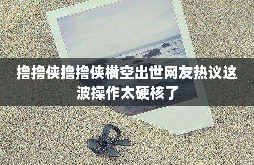 撸撸侠撸撸侠横空出世网友热议这波操作太硬核了