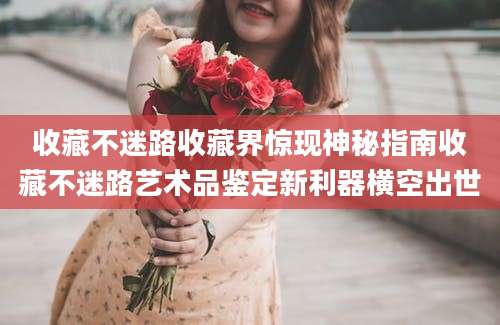 收藏不迷路收藏界惊现神秘指南收藏不迷路艺术品鉴定新利器横空出世
