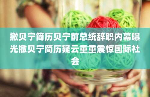 撤贝宁简历贝宁前总统辞职内幕曝光撤贝宁简历疑云重重震惊国际社会