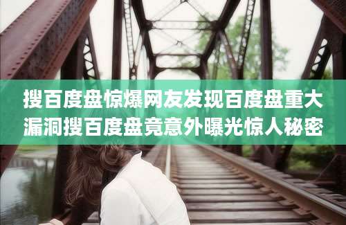 搜百度盘惊爆网友发现百度盘重大漏洞搜百度盘竟意外曝光惊人秘密