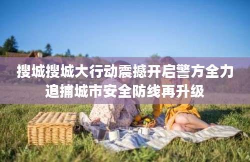 搜城搜城大行动震撼开启警方全力追捕城市安全防线再升级