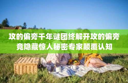 攻的偏旁千年谜团终解开攻的偏旁竟隐藏惊人秘密专家颠覆认知