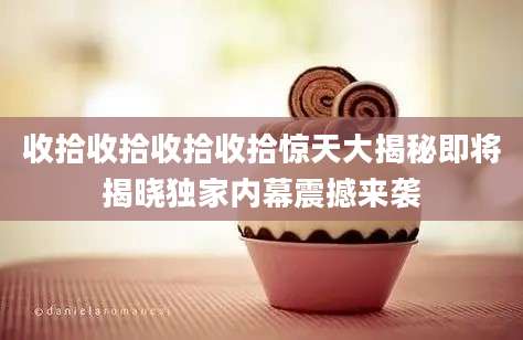 收拾收拾收拾收拾惊天大揭秘即将揭晓独家内幕震撼来袭