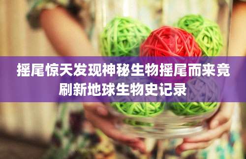 摇尾惊天发现神秘生物摇尾而来竟刷新地球生物史记录