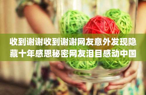 收到谢谢收到谢谢网友意外发现隐藏十年感恩秘密网友泪目感动中国