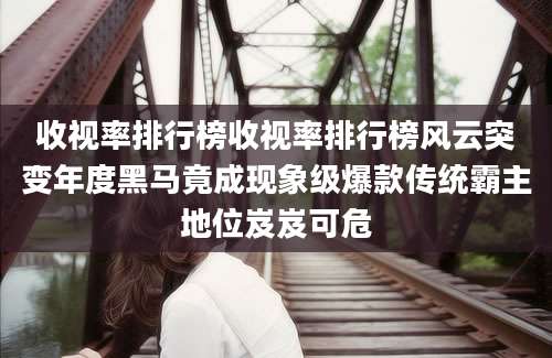 收视率排行榜收视率排行榜风云突变年度黑马竟成现象级爆款传统霸主地位岌岌可危