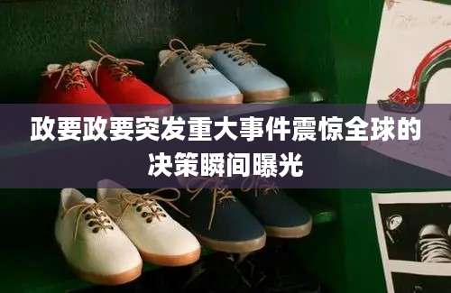 政要政要突发重大事件震惊全球的决策瞬间曝光